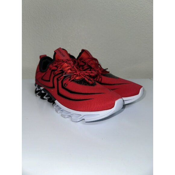 BRONAX SPIDERMAN Athletic Shoes Boys Eur 39 Elastic Toggle Lace Red And Black - Picture 1 of 6